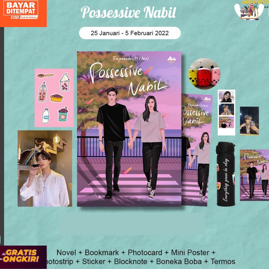 Preorder Novel My Possessive Nabil karya Fajarandris23
