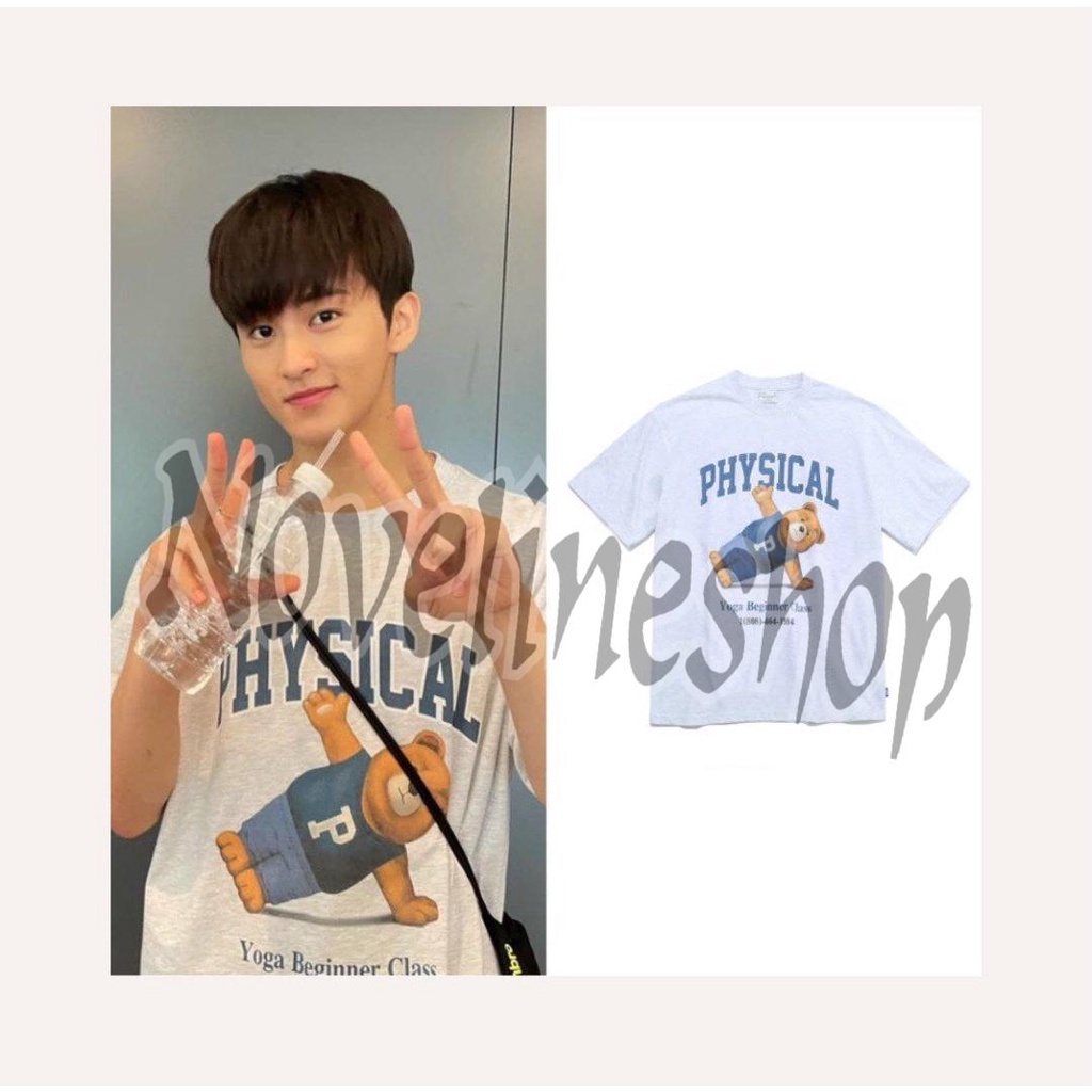 TERMURAH BAJU KPOP ATASAN WANITA/PRIA KAOS NCT MARK LEE OUTFIT PHYSICAL YOGA COTTON COMBED