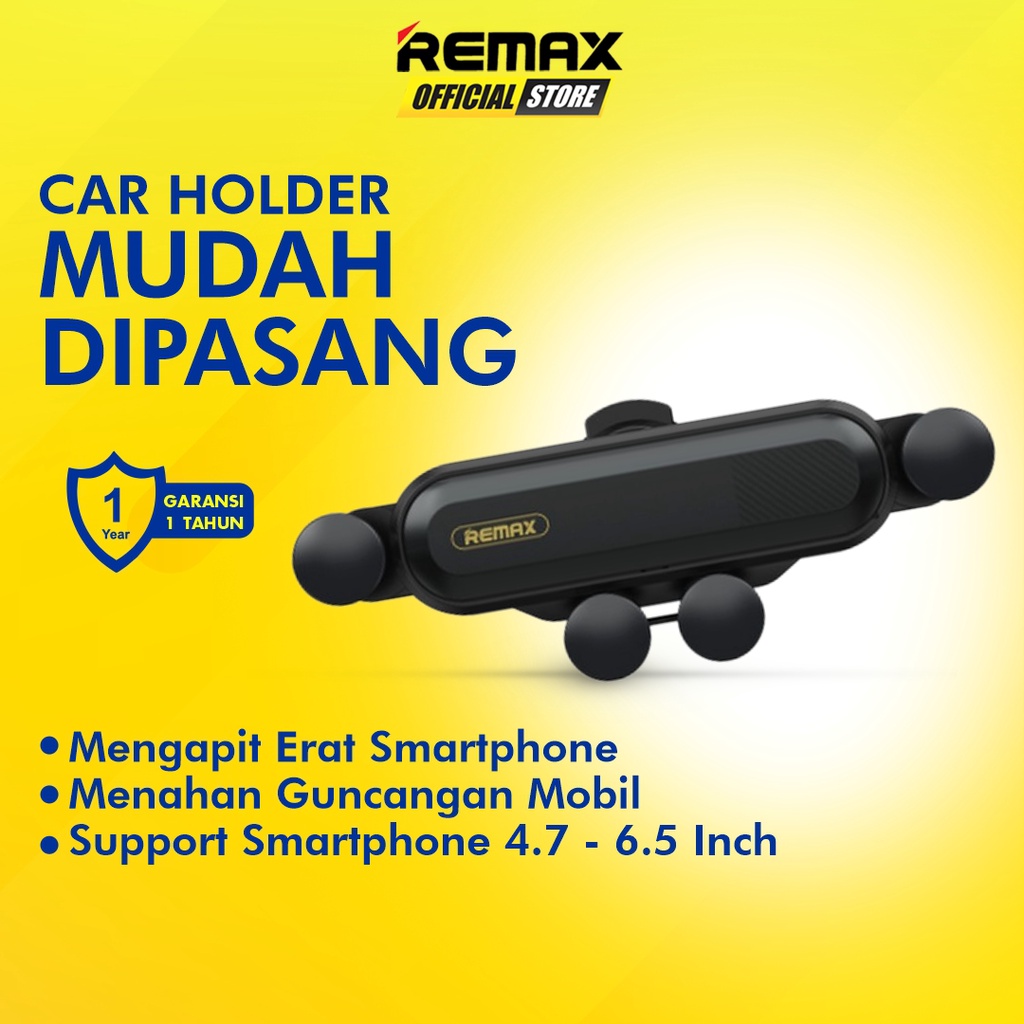 Remax RM-C40 Garansi Resmi Holder HP Mobil / Phone Holder / Car Holder / Holder Mobil