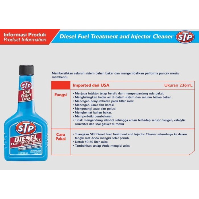 stp diesel fuel treatment 236 ml -65505