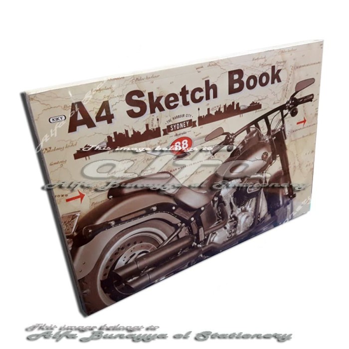 

Sketsagambar- Kiky Sketch Book A4 50 Lembar - Buku Sketsa - Gambar -Buku-Gambar-Sketsa.