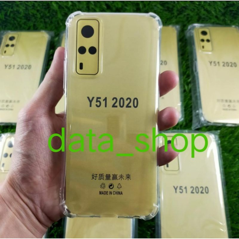 anti crack vivo Y51 2020 silikon hp vivo y51 2020 softcase hp vivo Y51 2020 casing hp vivo grosir