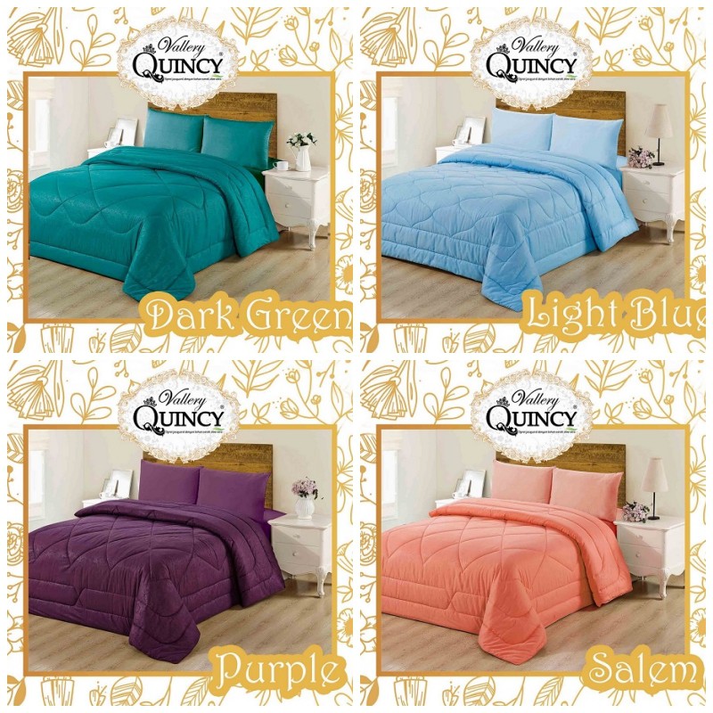 40+ Trend Terbaru Bedcover Vallery Quincy Motif