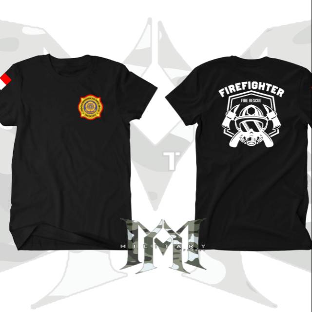 Baju kaos DAMKAR | Lengan Pendek