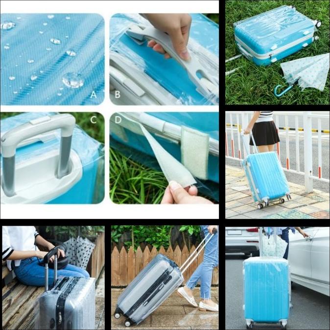 Lynx Penutup Pelindung Koper Mika Transparan Luggage Cover 20' , 22' lynx67 Segera Dapatkan