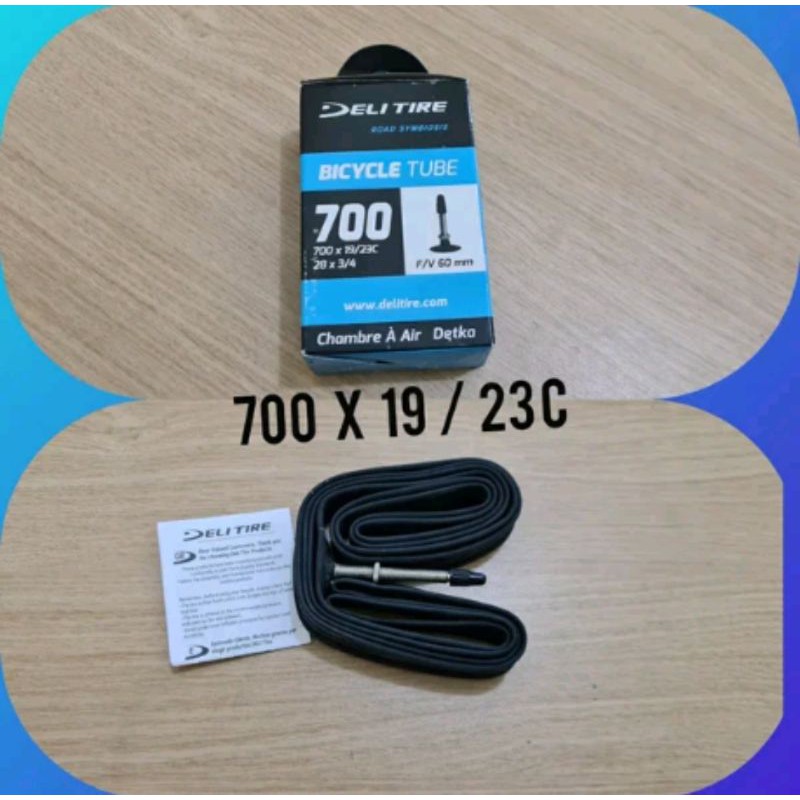 Ban dalam Deli Tire 700 x 19 -23C Tube delitire pentil dop presta ban dalam 700c x 19c 23c ban dalam sepeda balap roadbike road bike