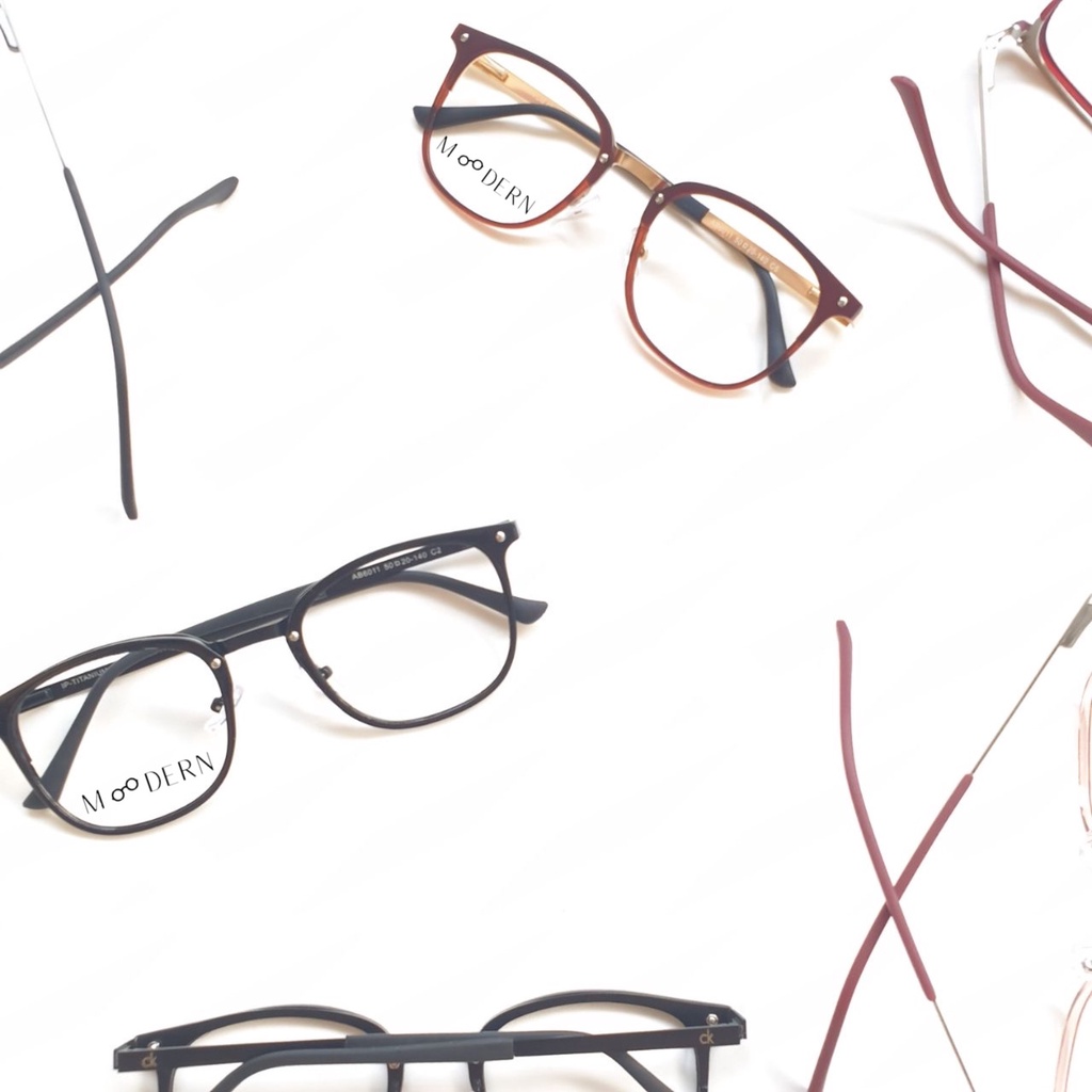 𝐌𝐨𝐨𝐝𝐞𝐫𝐧 - Frame Kacamata M6011 Unisex