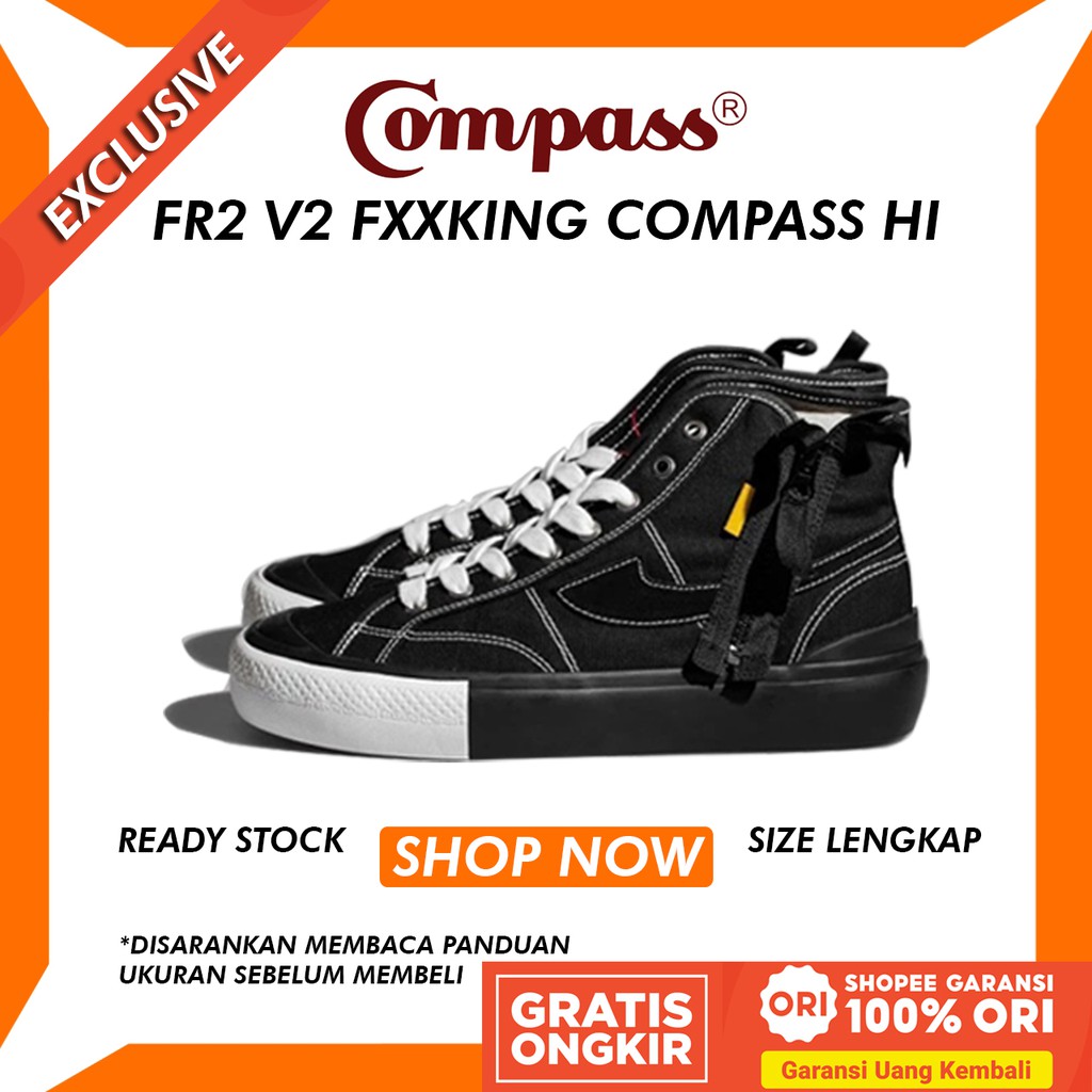 Sepatu Compass FR2 Proto V2 Edisi Indonesia Hi Original