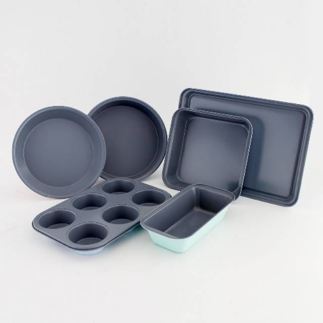 Loyang Panggang Or Kukus Altea Bakeware Mix Set Of 6 Pcs Cetakan Kue Anti Lengket Loyang Kue Shopee Indonesia