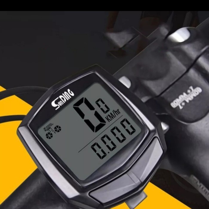 speedometer sepeda digital lcd waterproof anti air mtb odometer