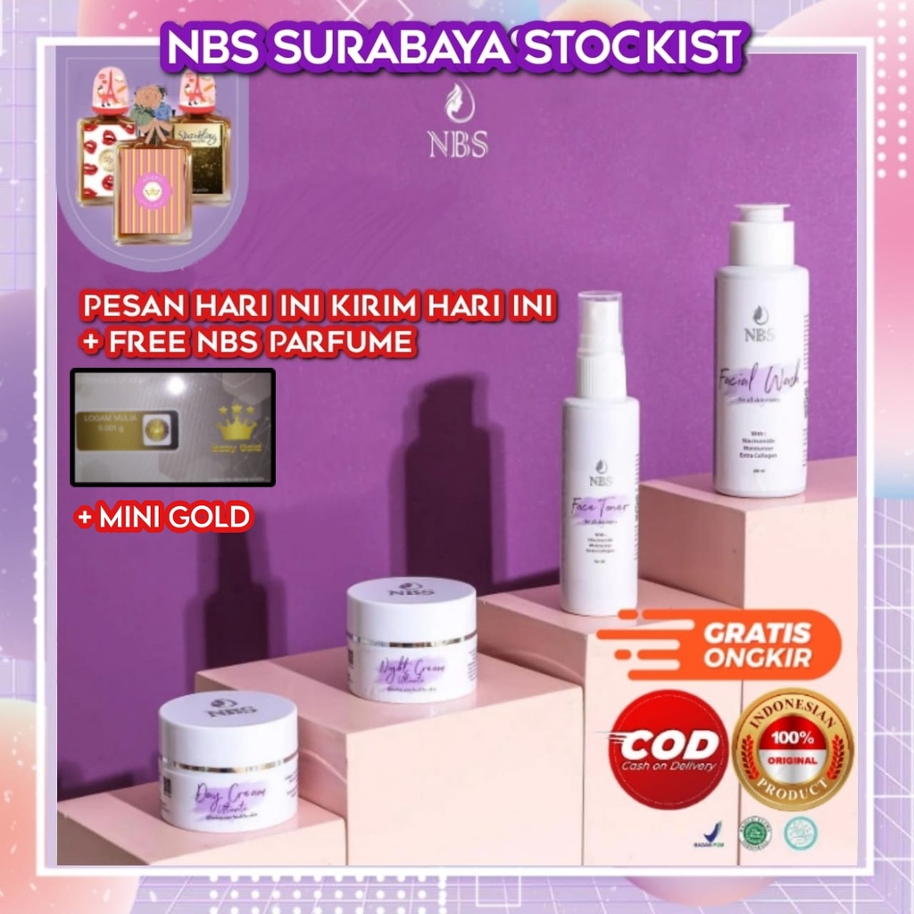 NBS SKINCARE BPOM MURAH  ULTIMATE EXTRAGLOW  CREAM KRIM NBS PAKET SKINCARE ACNE CEWEK COWOK HALAL (F