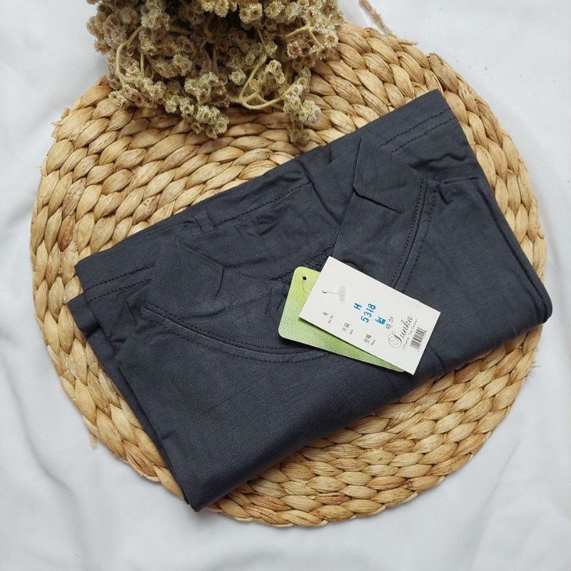 manset kerah Sunka/manset badan wanita/ manset kaos premium/ manset sunka part 1-Dark grey