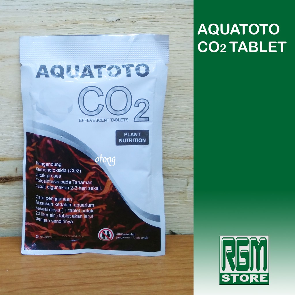 Aquatoto CO2 Tablet Aquascape Nutrisi plant Tanaman Air Aquascape
