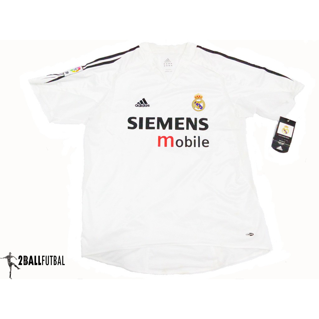 2004-2005 REAL MADRID HOME PLAYER ISSUE ORIGINAL JERSEY Size XL *BNWT*