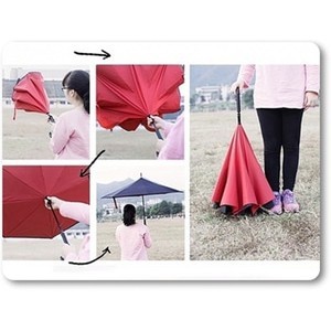 LOKO Payung Terbalik Mobil Reverse Innovative Fancy karzbella Umbrella Gagang C unik kazbrella