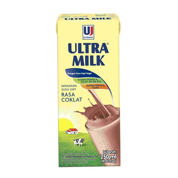 

ULTRA MILK Susu UHT Rasa Coklat 250ml
