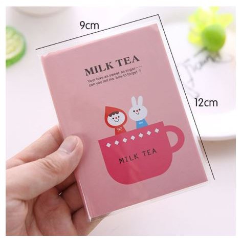 

BUKU CATATAN KECIL/ MINI / BUKU CUTE MILK TEA / BUKU CUTE