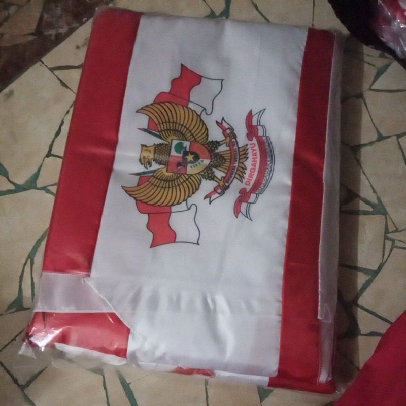 Umbul umbul layur merah putih garuda 4M / 3M