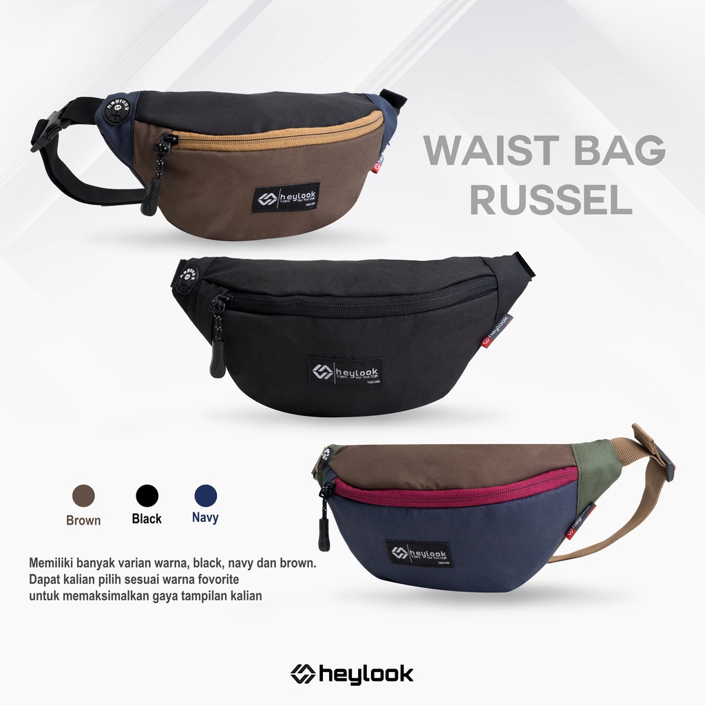 WAISTBAG/SLINGBAG ORIGINAL SURFING KEREN MURAH KEKINIAN ORIGINAL RUSSEL PROMO TAS SELEMPANG PRIA WANITA