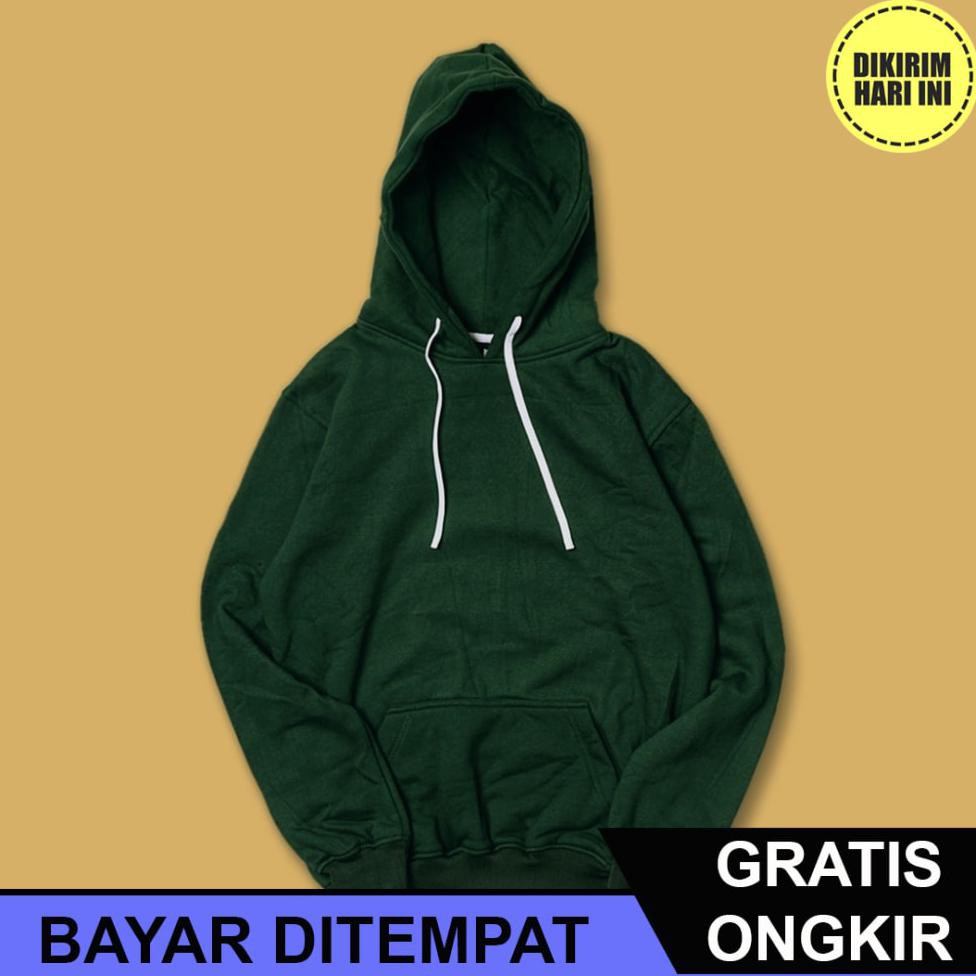 (BAYAR DITEMPAT) JD2510 GREEN HOODIE (BAYAR DITEMPAT)