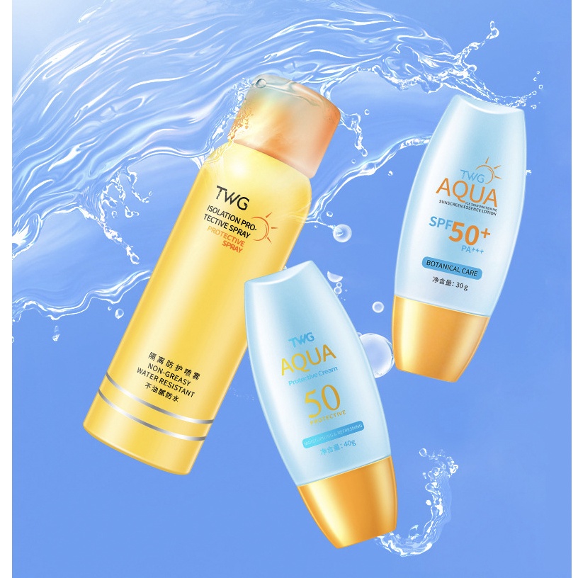 TWG Sun Screen Spray SPF 50 Sun Block Tahan Lama 150ml XX073