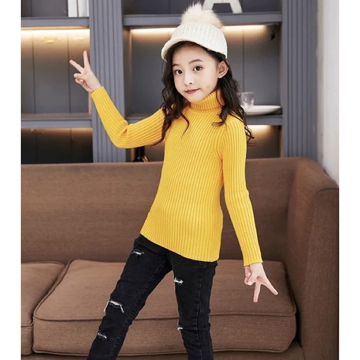 Sweater winter kids anak atasan musim dingin anak import hangat suhu minus inner thermal cowok cewek rajut nana