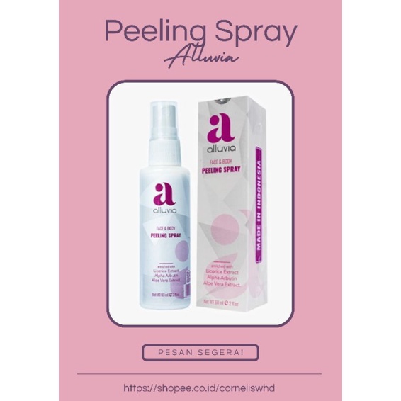 Peeling Spray Alluvia