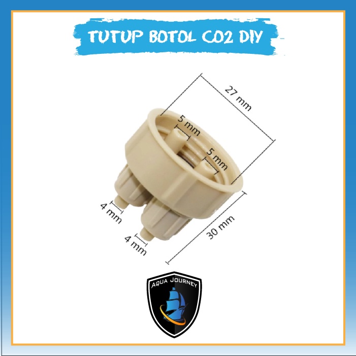 Tutup Botol Co2 Diy Cisod Ragul Aquascape Dengan Seal Karet