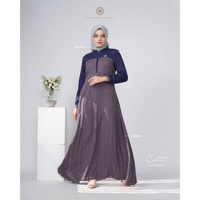 ORIGINAL GAMIS WANITA QULEE DRESS By.Nadheera luxury