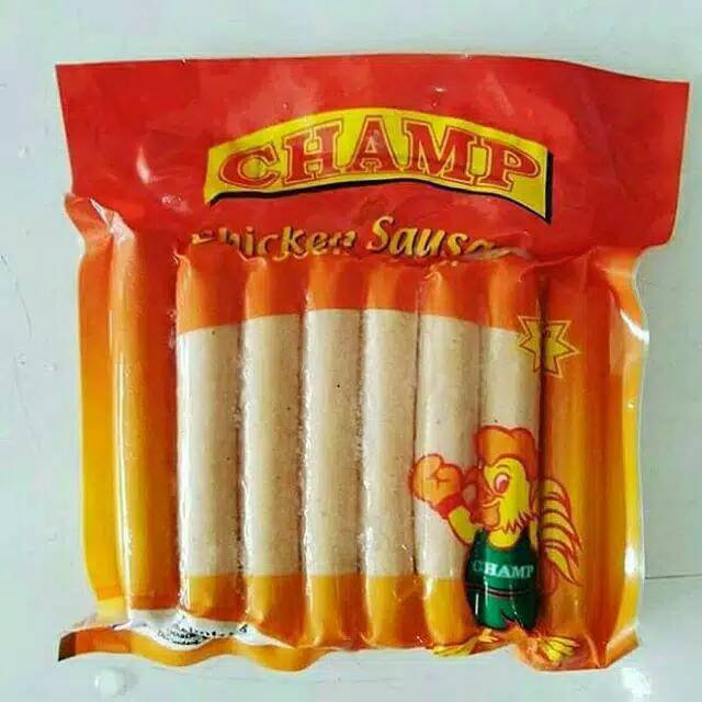 

Sosis champ ayam 375gr isi 15pcs