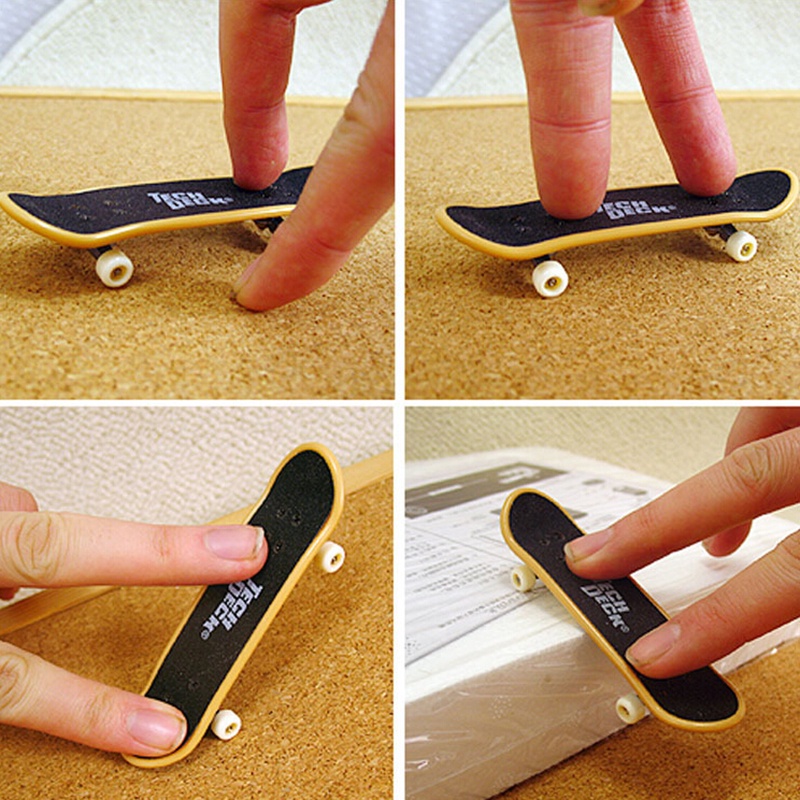 {LUCKID}1X Mini Finger Board Skateboard Novelty Kids Boys Girls Toy Gift for Party 3.7&quot;