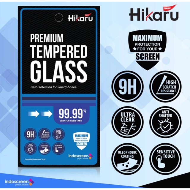 Anti Gores Redminote 7 Premium Tempered Glass Hikaru Indoscreen