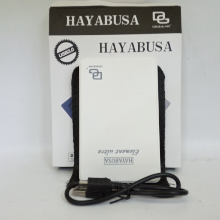 CASING HARDISK USB 2.0 WHITE HAYABUSA