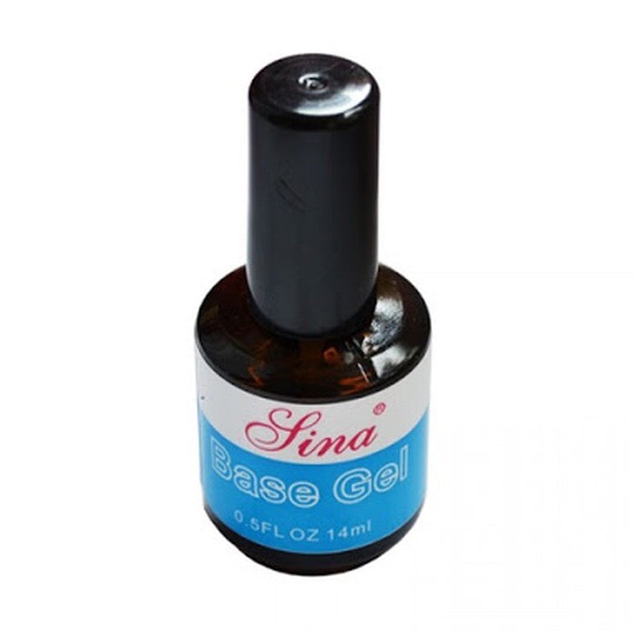 Sina base coat basecoat Lina gel polish uv lamp kutek gel dasar