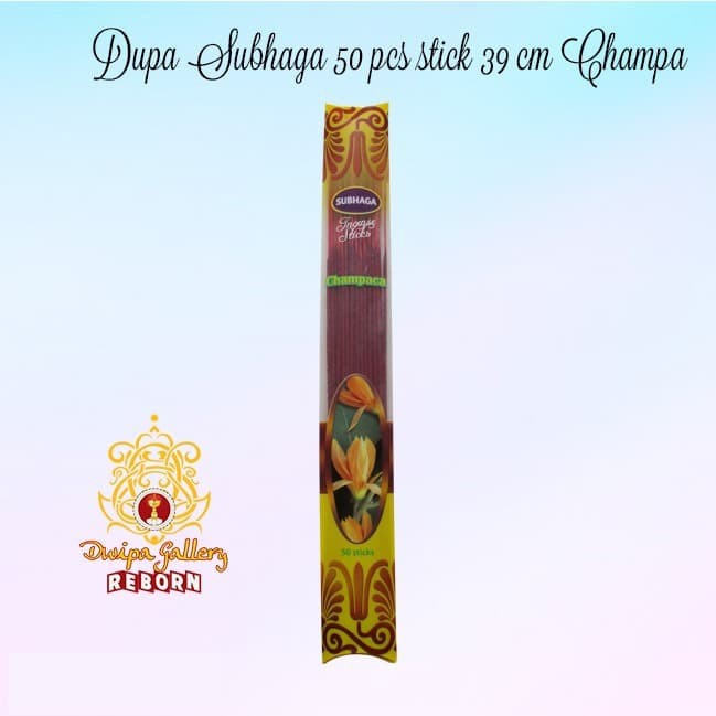 Dupa/ Hio Wangi Harum India Subhaga 50 pcs stick 39 cm Champa