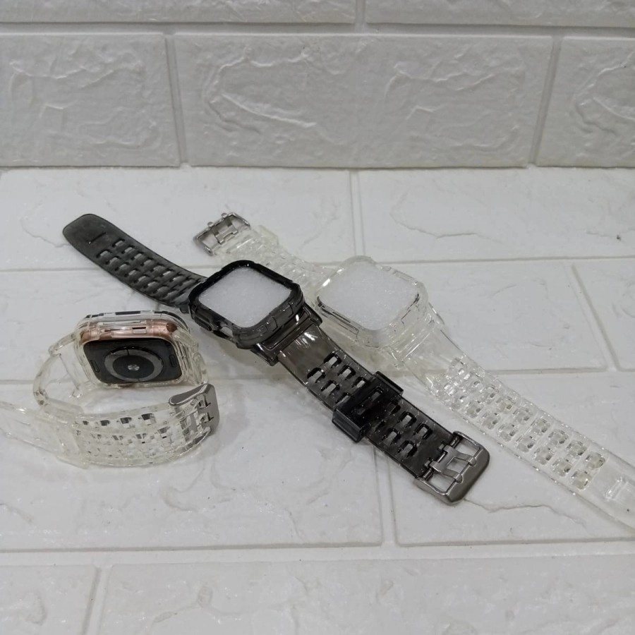 Tali Strap Apple Wacth Silikon Transfaran 38mm | 40mm | 42mm | 44mm