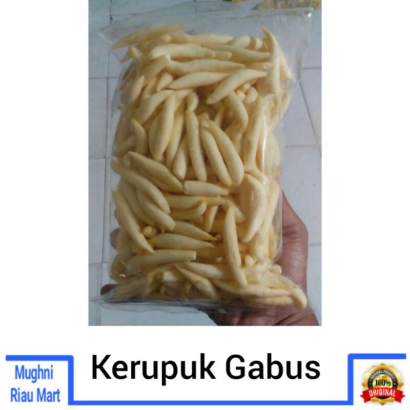 

Cemilan Kerupuk Gabus 100 Gr - Kurang Lebih