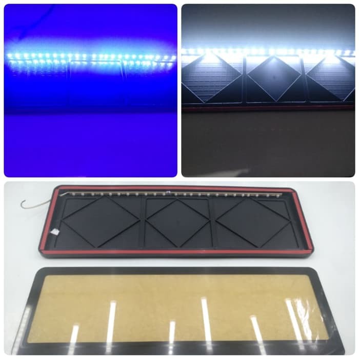 Tatakan Plat No / Cover Plat No + Led