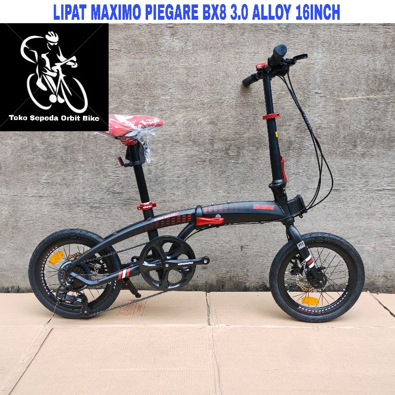 Sepeda Lipat Maximo PIEGARE CYCLO BX8 3.0 Alloy 16Inch 8Sp