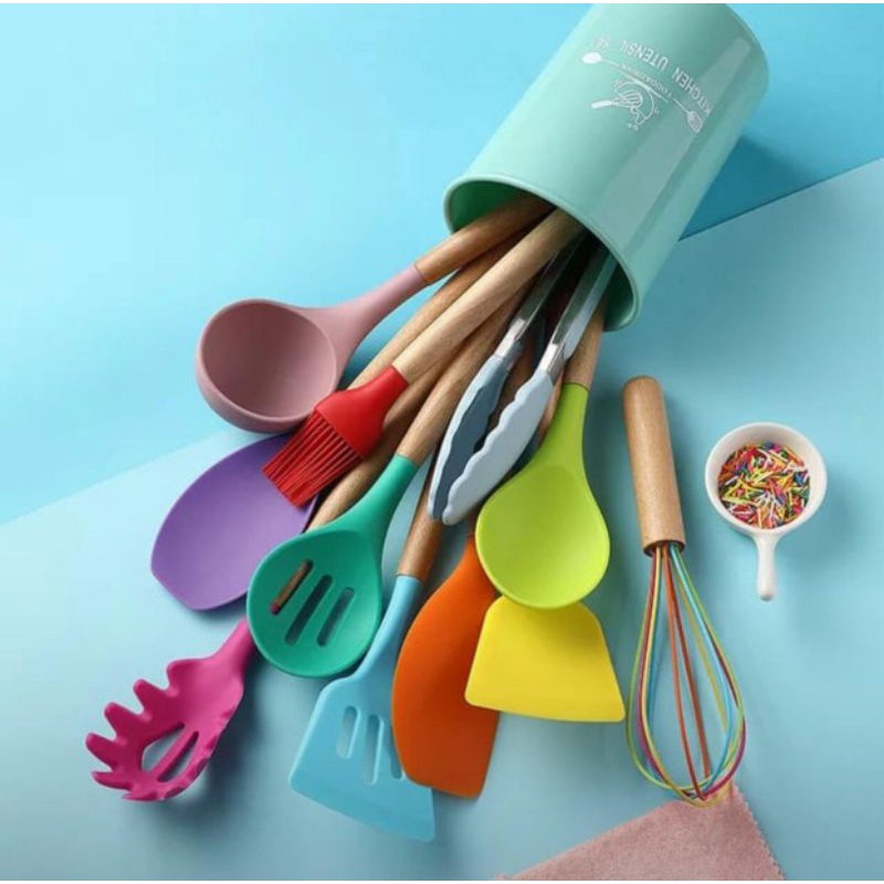 SILICONE KITCHEN UTENSIL SET