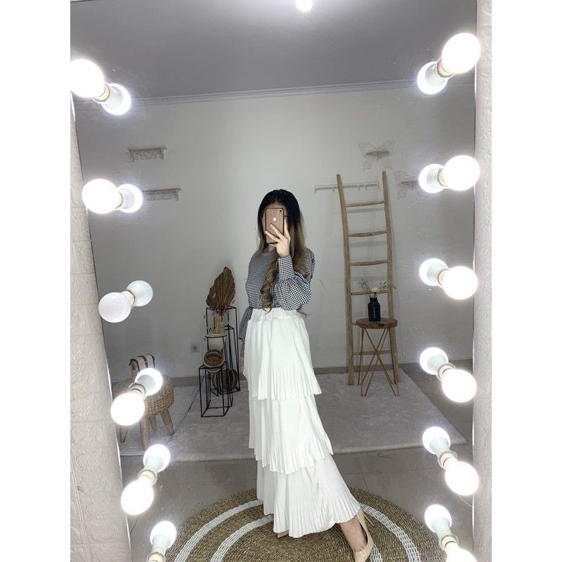 Rok Pleated Plisket 3layer