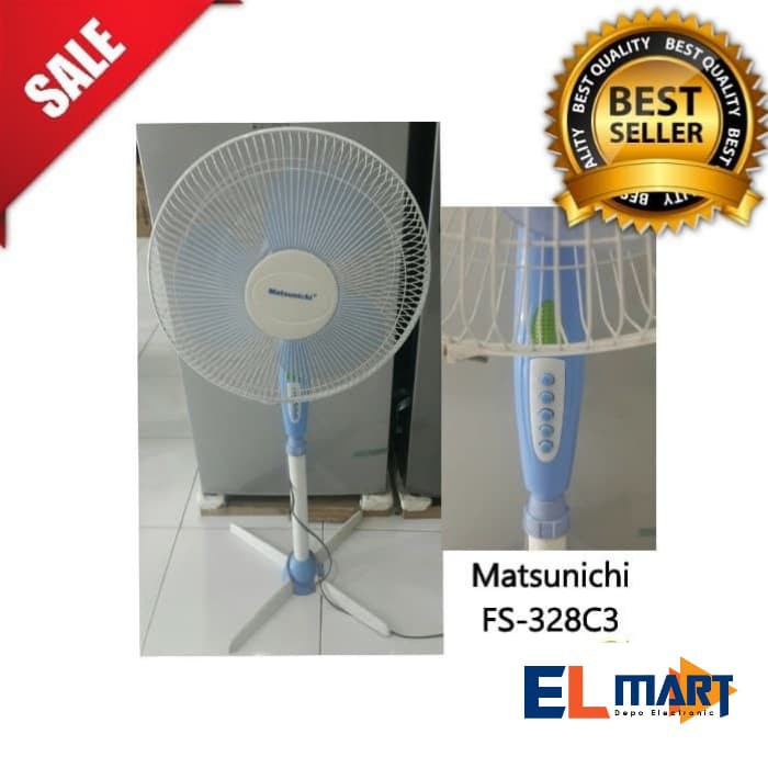 Kipas angin berdiri 16 inch kaki silang MATSUNICHI FS 328 C3 - c 3 Stand Fan 16&quot; CX 3