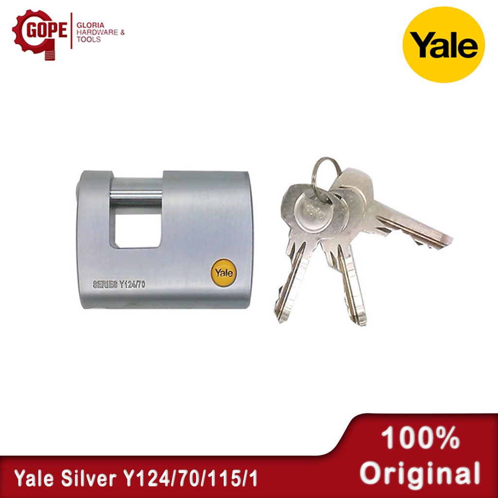 Yale Silver Padlock Y124/70/115/1