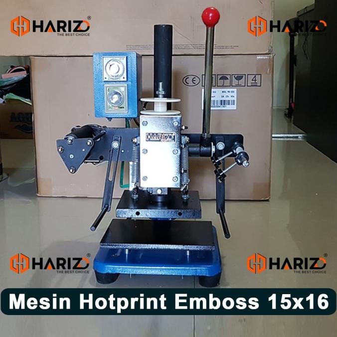 

Mesin Hotprint Emboss 15x16 Alat Hot Stamping Cetak Poly Foil Emas MURMER