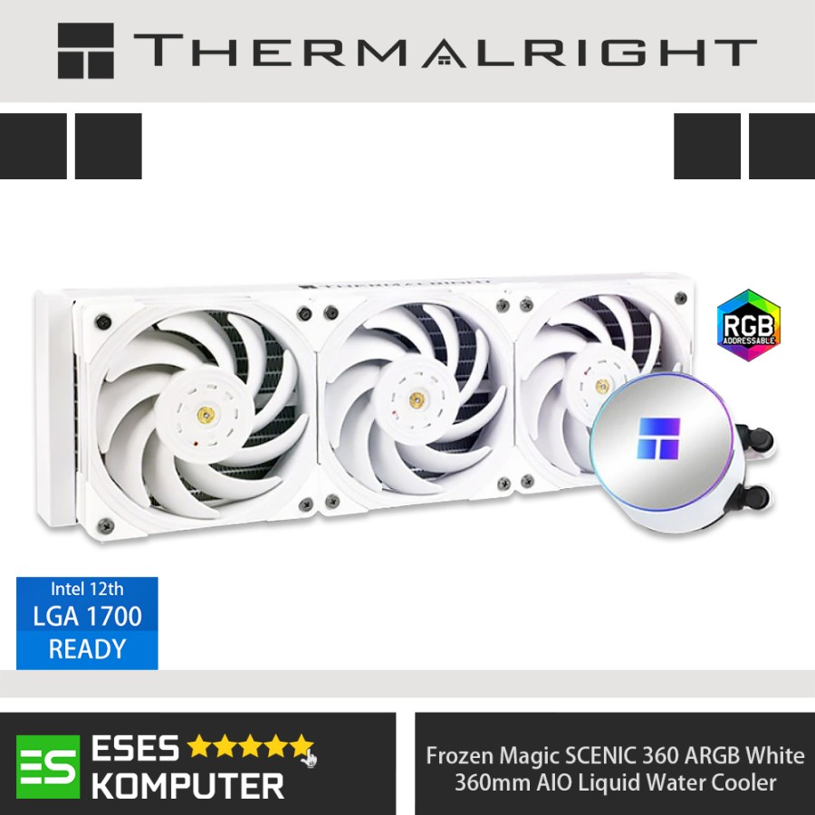 THERMALRIGHT Frozen Magic SCENIC 360 ARGB WHITE AIO 360mm Water Cooler