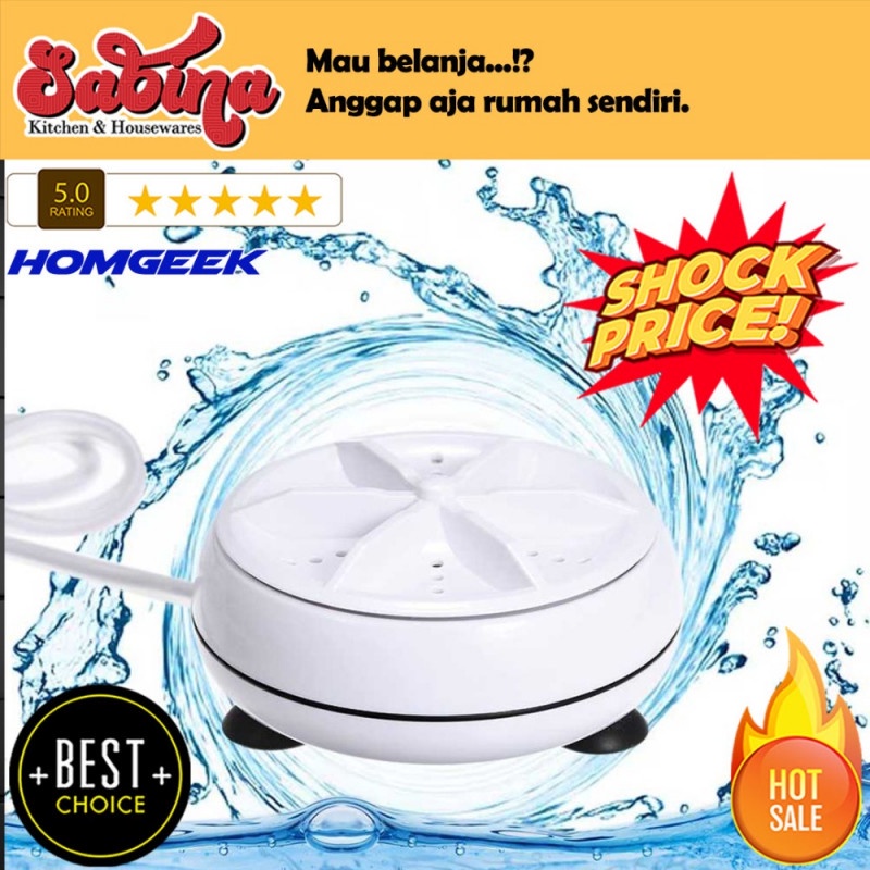 Mesin Cuci Mini Portable Washing Machine Ultrasonic