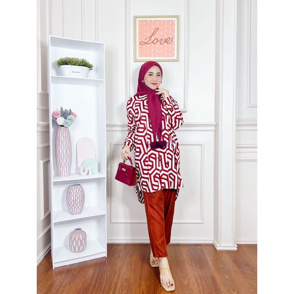 AMIRA SET by KANAYA - SETELAN KEMEJA TERBARU ORIGINAL KANAYA BUSUI FRIENDLY