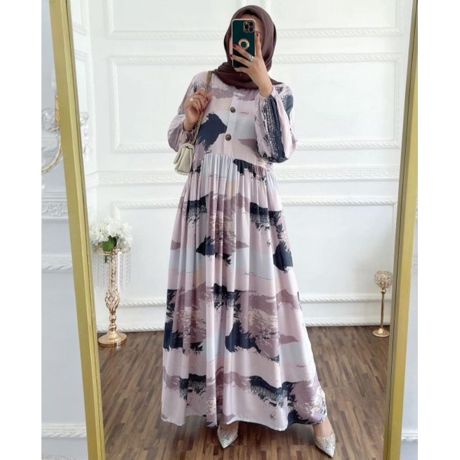 GAMIS MIDI DRESS MERINA/MIDI DRESS JUMBO/GAMIS MIDI DRESS ORI