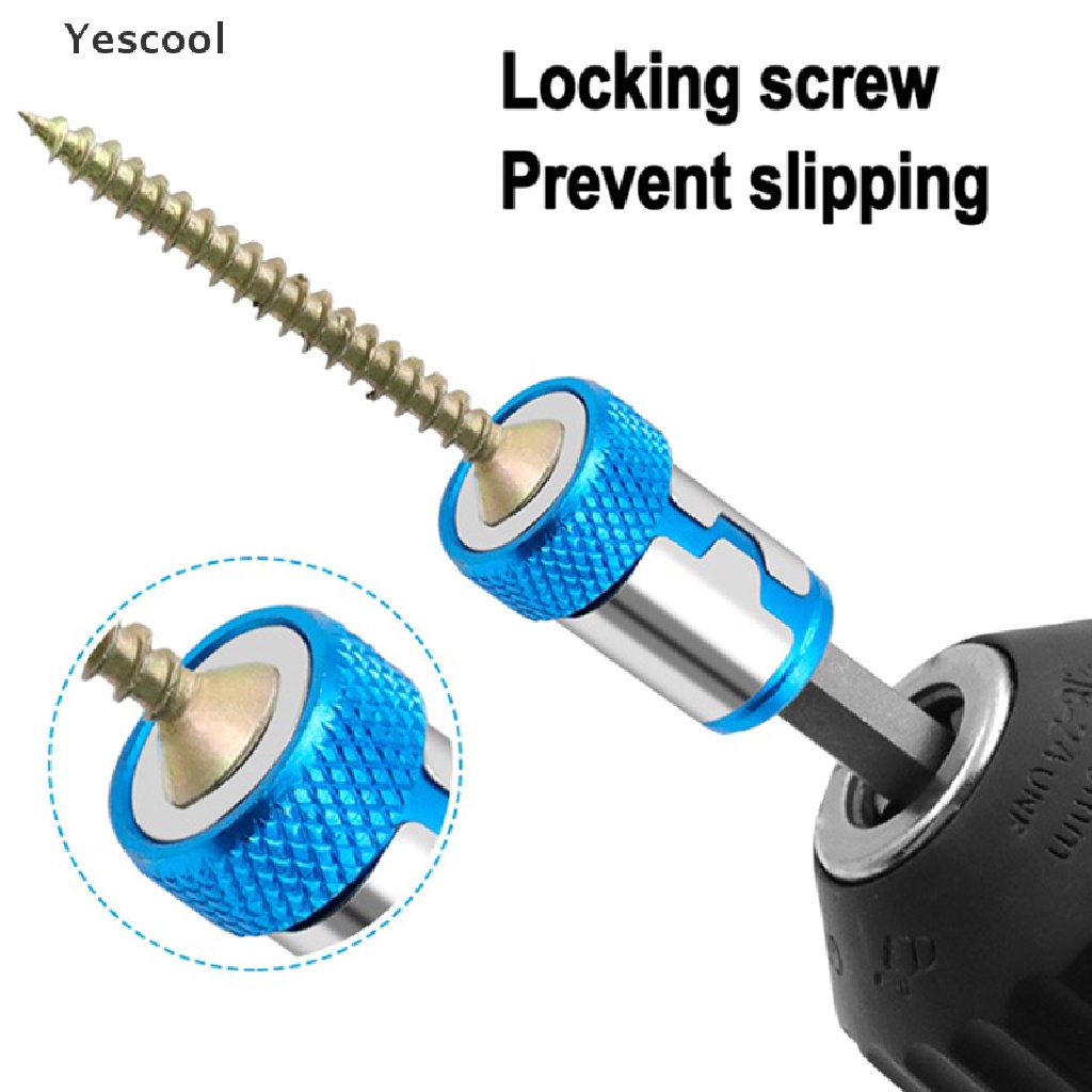 Yescool Universal Magnetic Ring Metal Screwdriver Bit For Drill Bit Magnet Powerful Ring .