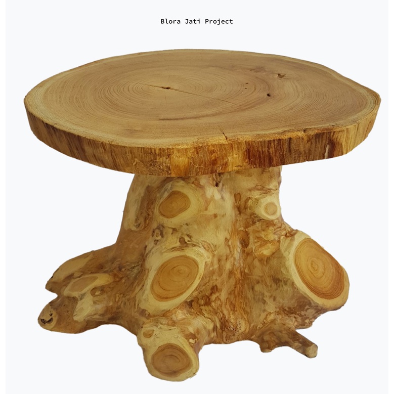 Kursi Jamur Akar Jati / Stool Chair - Type 23